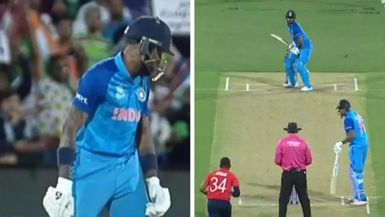 hardik pandya, india vs england, ind vs eng, t20 world cup, india vs england live updates, hardik pandya hit wicket, hardik pandya batting, virat