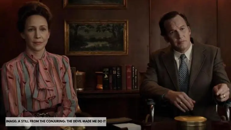 'The Conjuring: The Devil Made Me Do It' director shares a demon was cut from the film Patrick Wilson and Vera Farmiga
