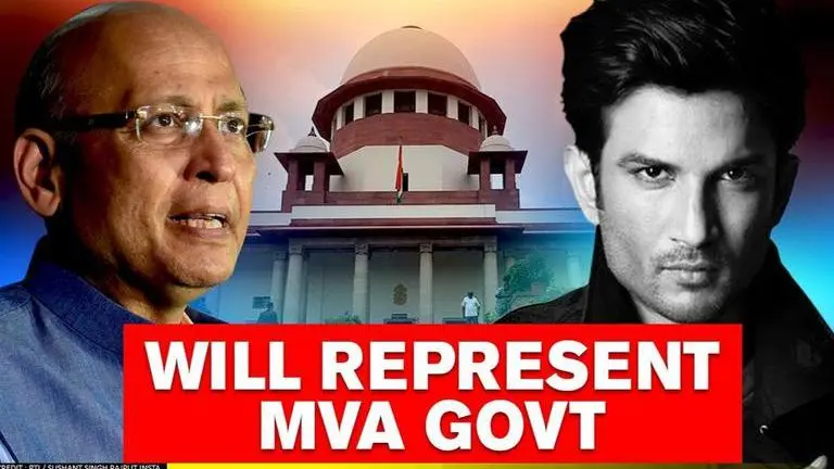 Abhishek Manu Singhvi to represent Maha govt in SC hearing on Rhea's plea in Sushant case Sushant Singh Rajput
