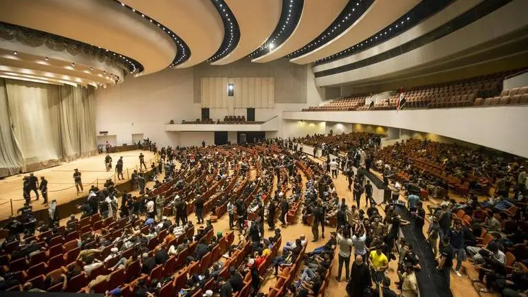 Iraq approves budget, ending oil revenue sharing dispute with Kurdish region Iraq parliament