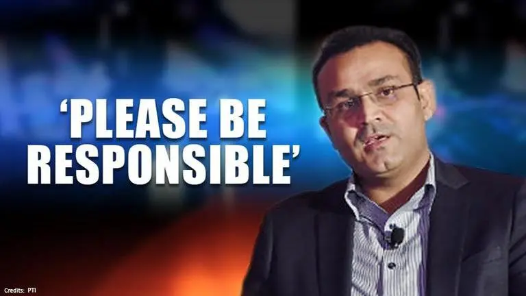 Virender Sehwag issues message for those who notice Coronavirus symptoms; appeals to them Virender