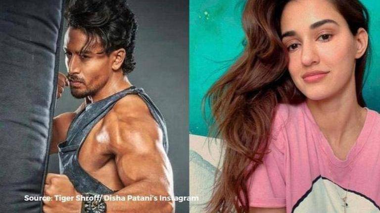 Tiger shroff and disha patani spotted at the airport as they jet off to the maldives