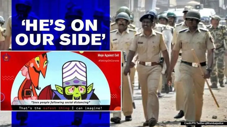 Mumbai police resort to Mojo Jojo to spread awareness amid COVID-19 lockdown Mumbai Police