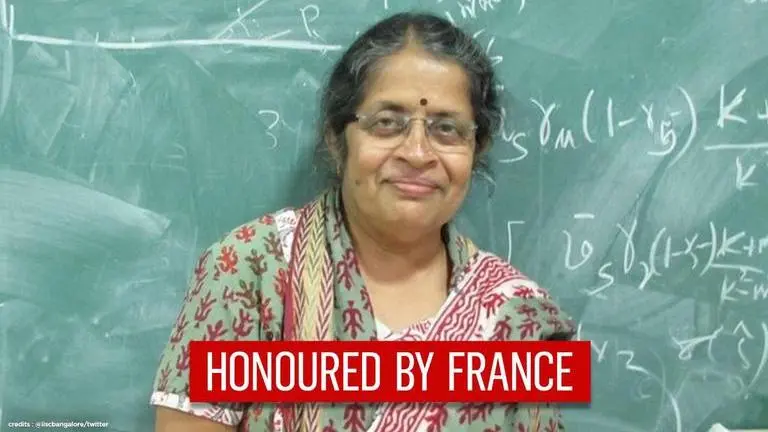 Rohini Godbole conferred France's Ordre National du Mérite; IISc announces on Twitter Rohini Godbole