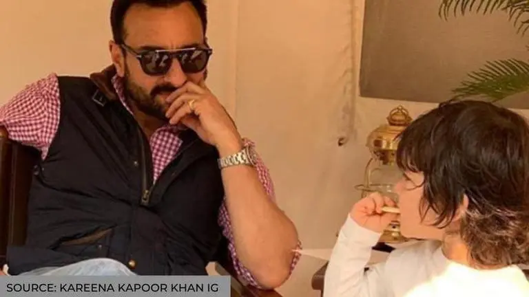 Taimur Ali Khan loudly sings 'happy birthday', dad Saif asks him to 'sing nicely'; watch Taimur Ali Khan