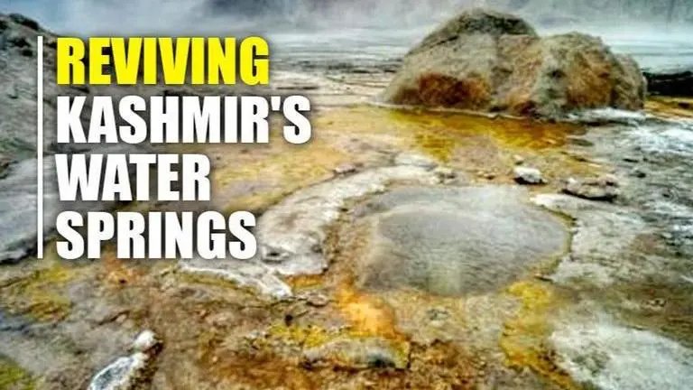 Jal Shakti Abhiyan: Over 45 water springs to be revived in Kashmir Jal Shakti Abhiyan