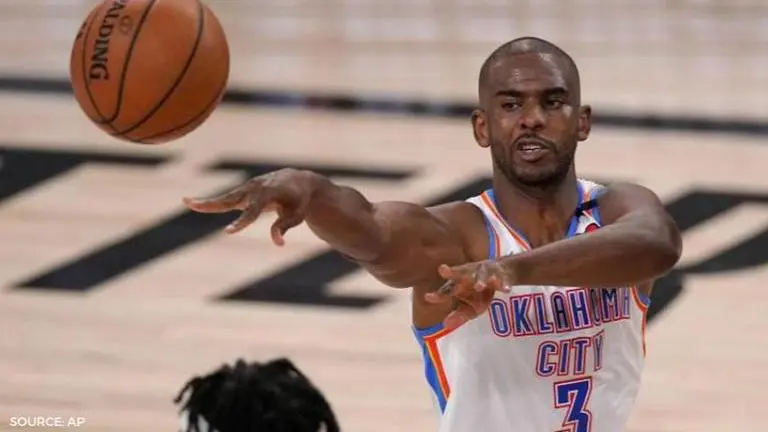 Chris Paul breaks down while talking to reporters after OKC's Game 7 loss vs Rockets Chris Paul