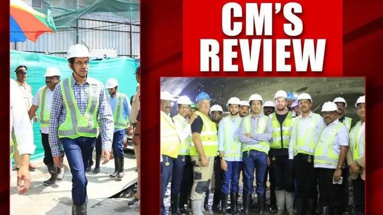 CM Uddhav Thackeray & Maharashtra minister Aaditya review Mumbai Metro project work Uddhav Thackeray