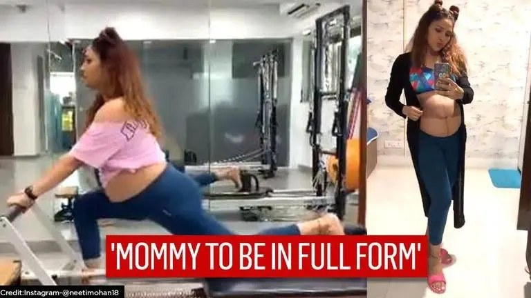 Neeti Mohan performs Pilates as 'Mommy to be in Full form', receives love from celebs Neeti Mohan performs Pilates as 'Mommy to be in Full form', receives love from celebs