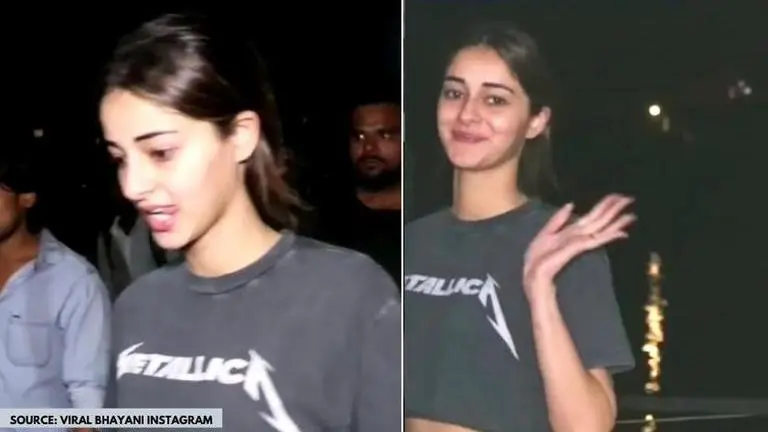 WATCH: Ananya Panday's cute conversation with paps post 'Fighter' shoot Ananya Panday