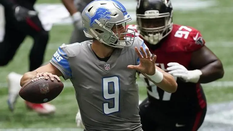 Lions lean on calm, cool, collected Stafford to top Falcons Lions lean on calm, cool, collected Stafford to top Falcons