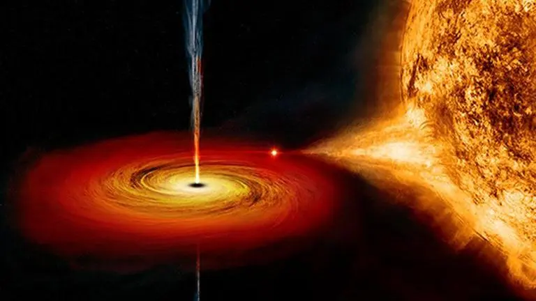 NASA astronomers observe black hole hurling hot mass into space at jet speed Astronomers