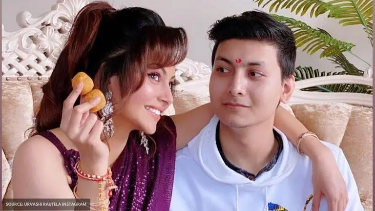 Urvashi Rautela calls 'pilot' brother Yashraj her 'favourite ladoo' on Raksha Bandhan urvashi rautela