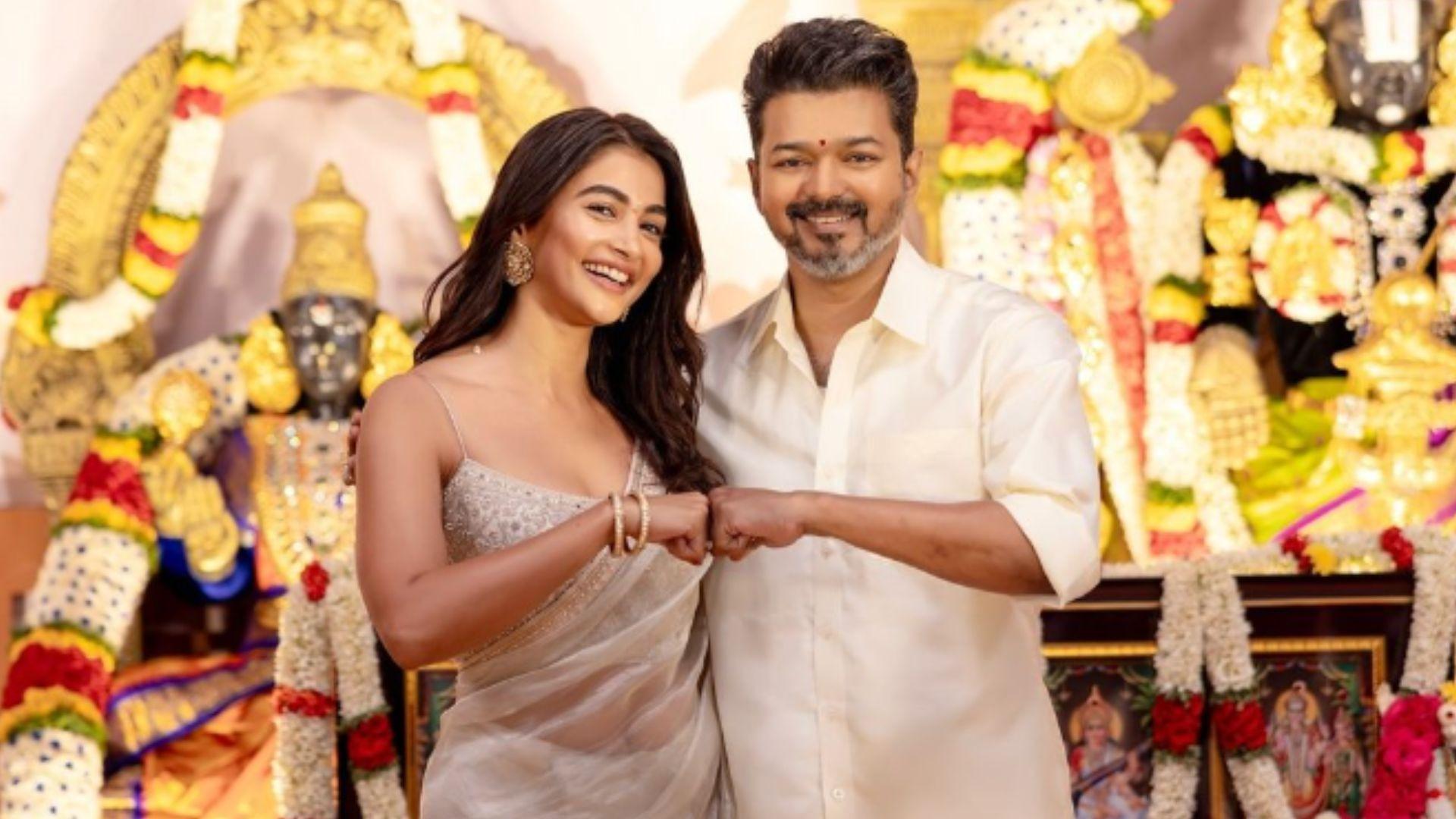 Vijay संग 'थलपति 69' में नजर आएंगी Pooja Hegde, दिखाई शूटिंग की झलक |  Republic Bharat