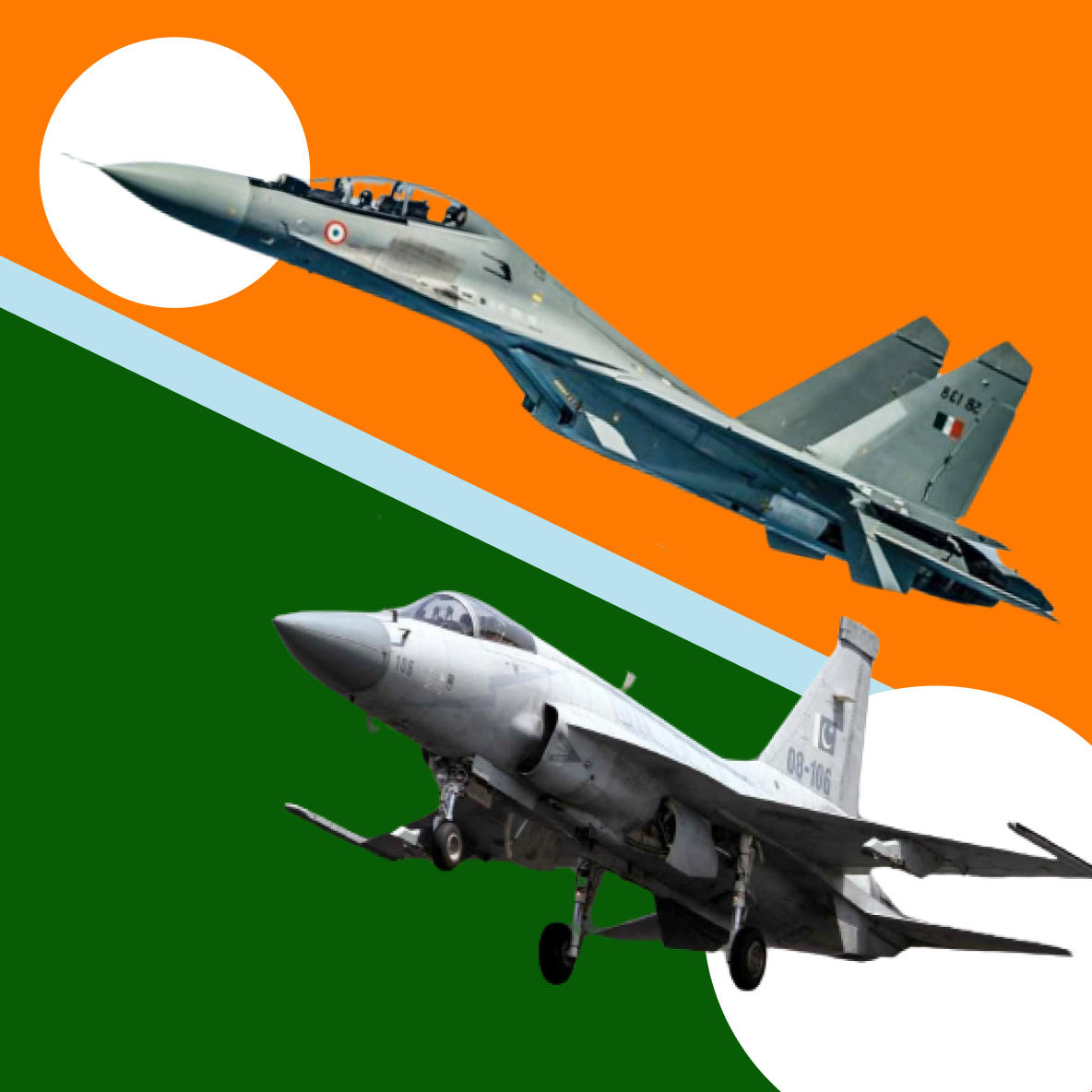 IAF's Su-30MKI vs Pakistan's JF-17