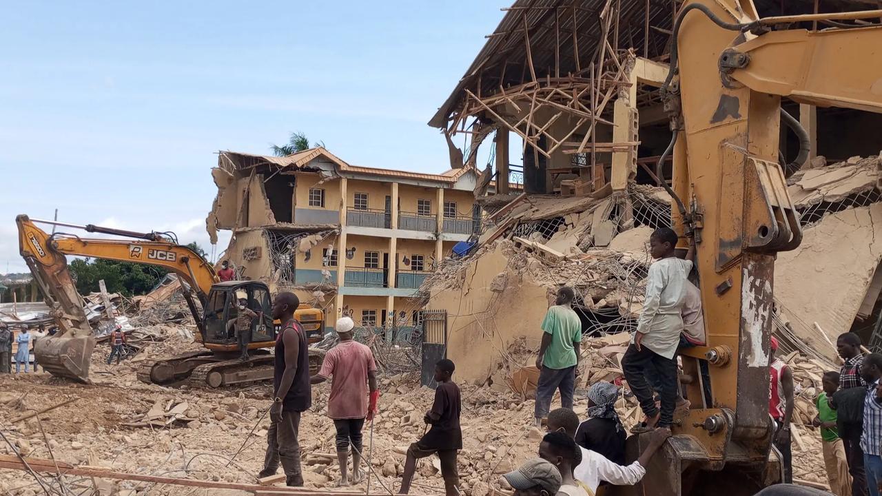 School building collapsed in Nigeria