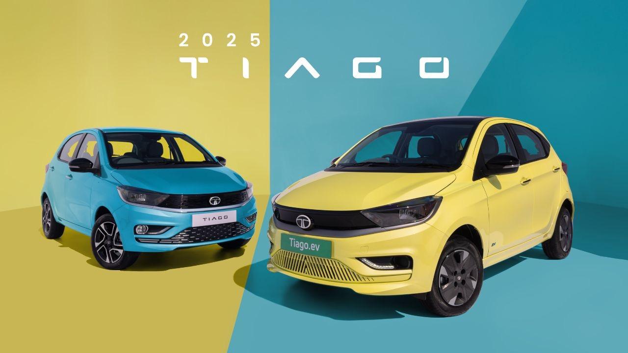 2025 Tata Tiago and Tiago EV Launched in India