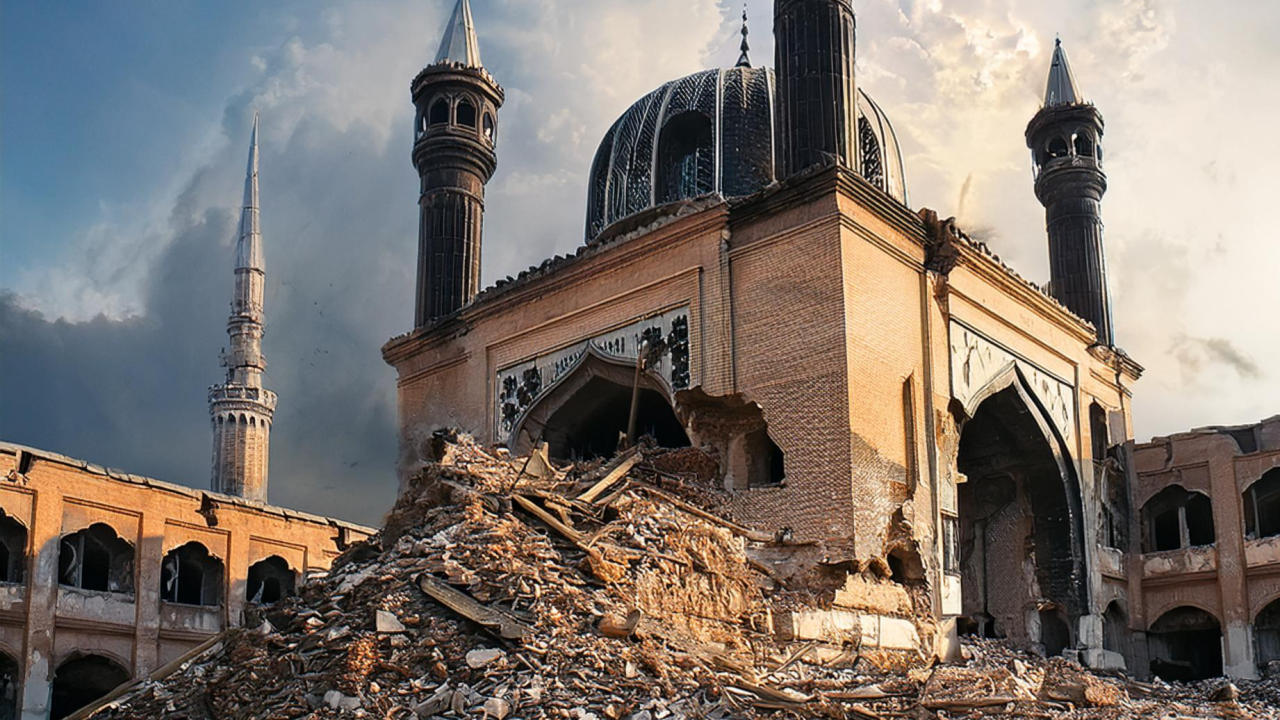 500-Year-Old Lodi-Era Mosque in Agra Collapses After Days of Heavy Rain, Lacks Conservation