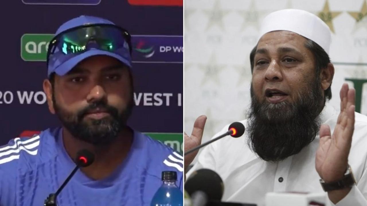 Rohit Sharma and Inzamam-ul-Haq