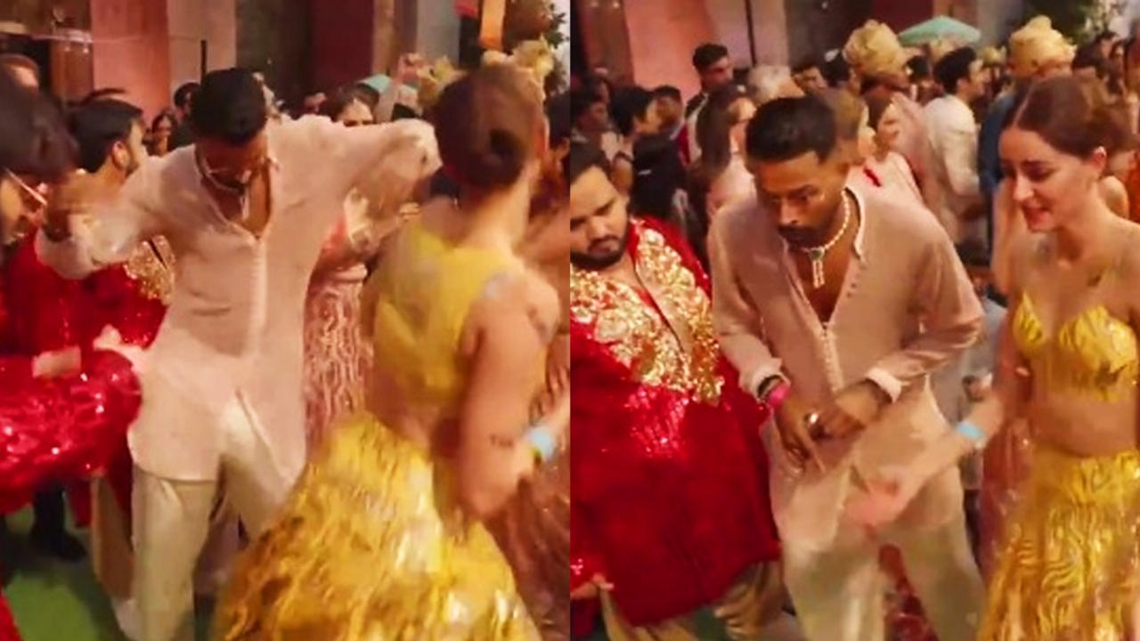 Hardik Pandya-Ananya Panday Dance at Anant-Radhika wedding