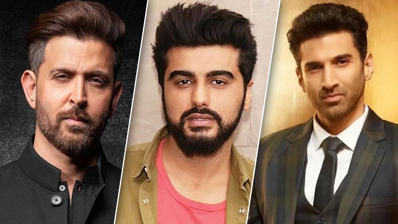 A file photo of Hrithik Roshan, Arjun Kapoor and Aditya Roy Kapur