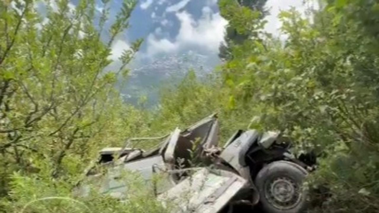 A jeep carrying Mani Mahesh pilgrims fell in Bharmour, Chamba district of Himachal Pradesh