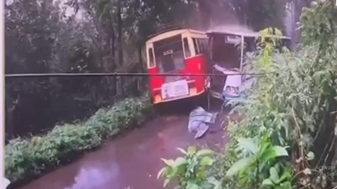 About 34 passengers were injured after two state-owned Kerala State Road Transportation Corporation (KSRTC) buses collided near Kallerirammala in Kannur