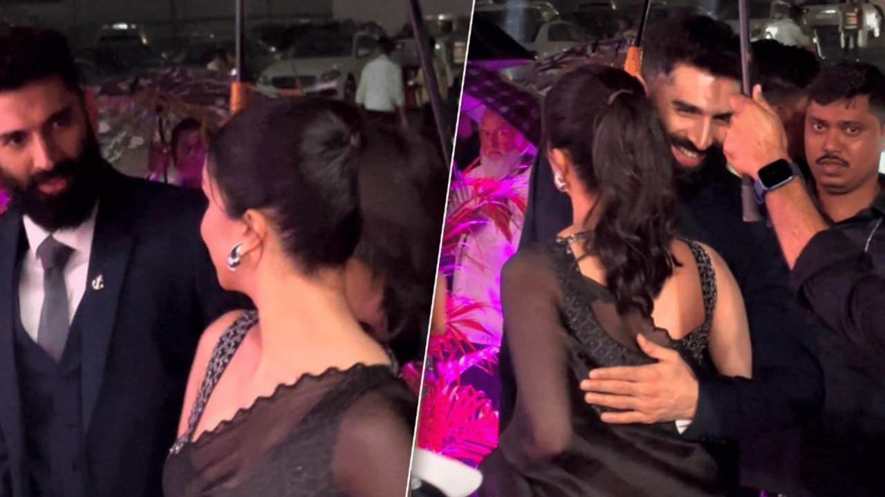 Aditya Roy Kapur met his rumoured ex-girlfriend at the event in Mumbai