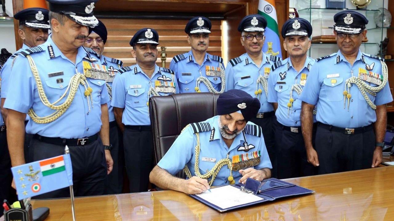 Air Chief Marshal AP Singh Assumes Charge As New Indian Air Force Chief