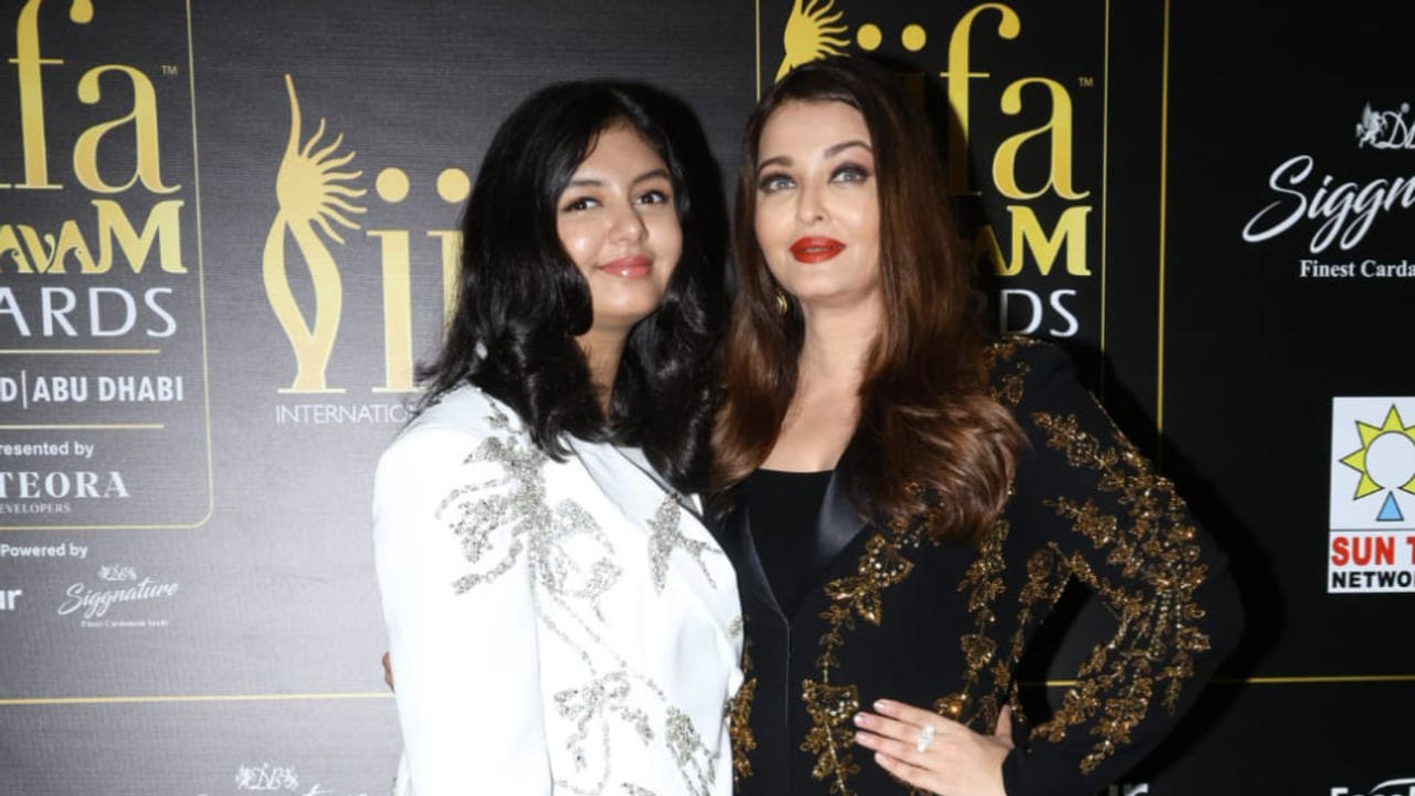 Aishwarya Rai and Aaradhya Bachchan at IIFA Utsavam 2024 in Abu Dhabi 