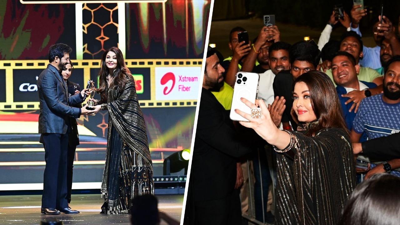 Aishwarya Rai attended SIIMA Awards in Dubai with daughter Aaradhya