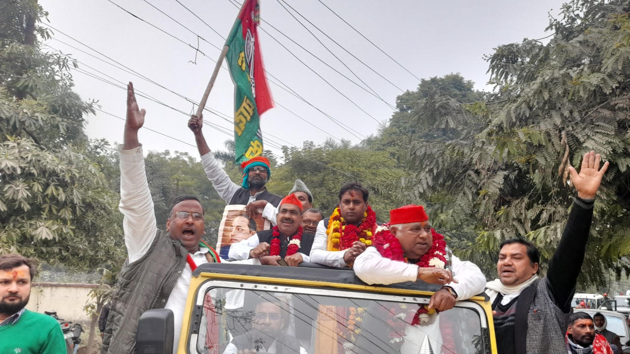 Ajit Prasad filed nomination for Milkipur by election