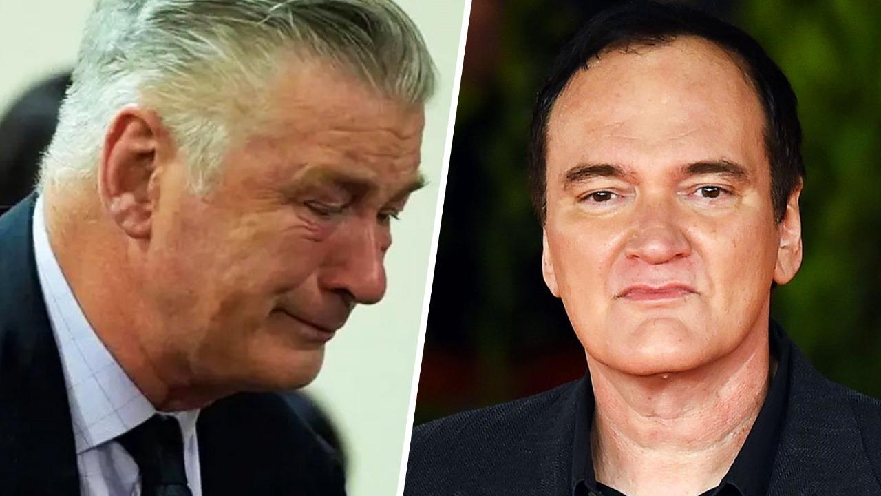 Alec Baldwin (L), Tarantino (L)