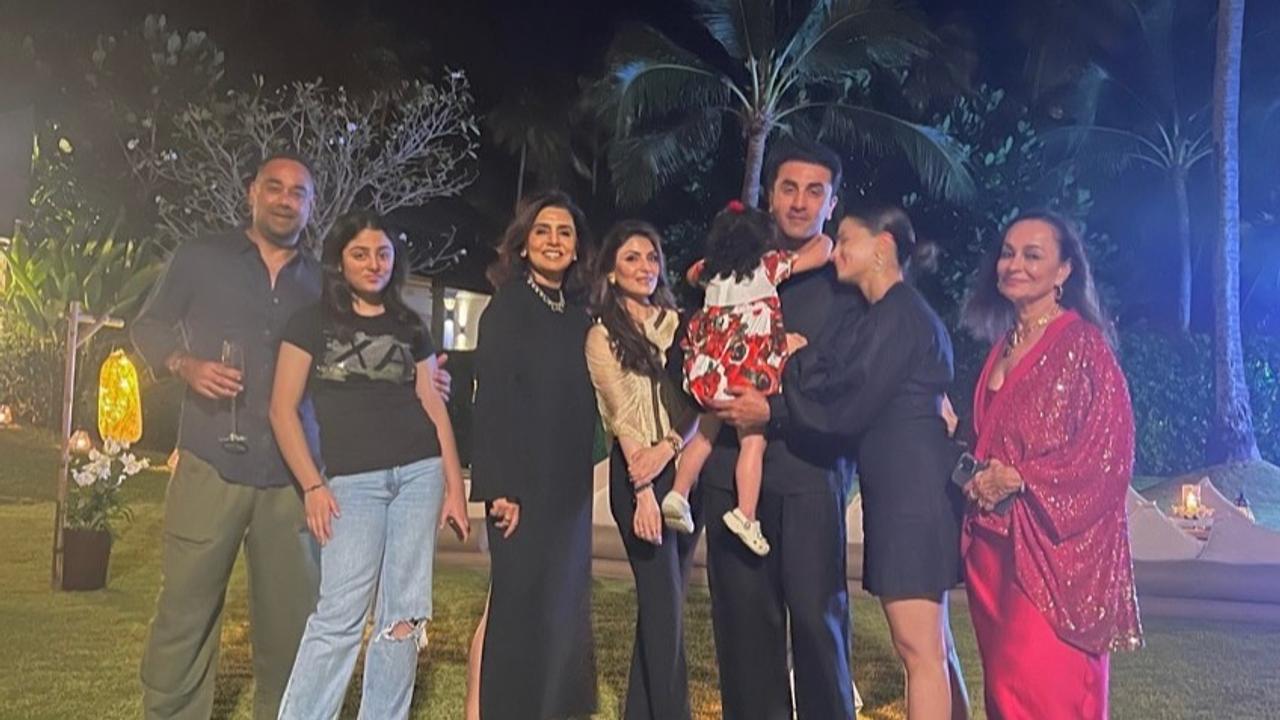 Alia Bhatt and Ranbir Kapoor celebrated new year 2025 with family