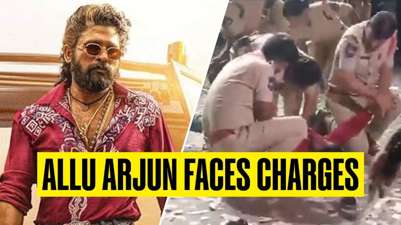 Allu Arjun faces harbes after a woman dies in stampede at Pushpa 2 premiere.