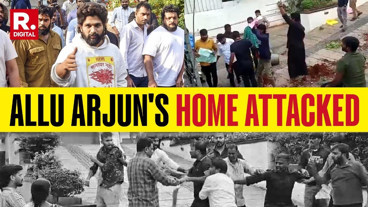 Allu Arjun's Home Attacked Over Pushpa 2 Stampede Death, 6 People Booked | Top Points