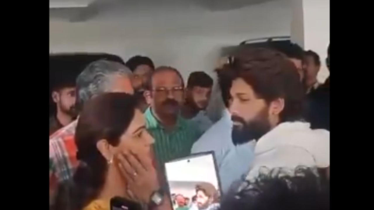 Video Captures Emotional Moment Between Allu Arjun and Wife Sneha Reddy At the Time of His Arrest