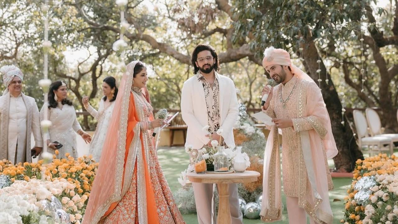 Amaal Mallik with brother Armaan and sister-in-law Aashna Shroff.