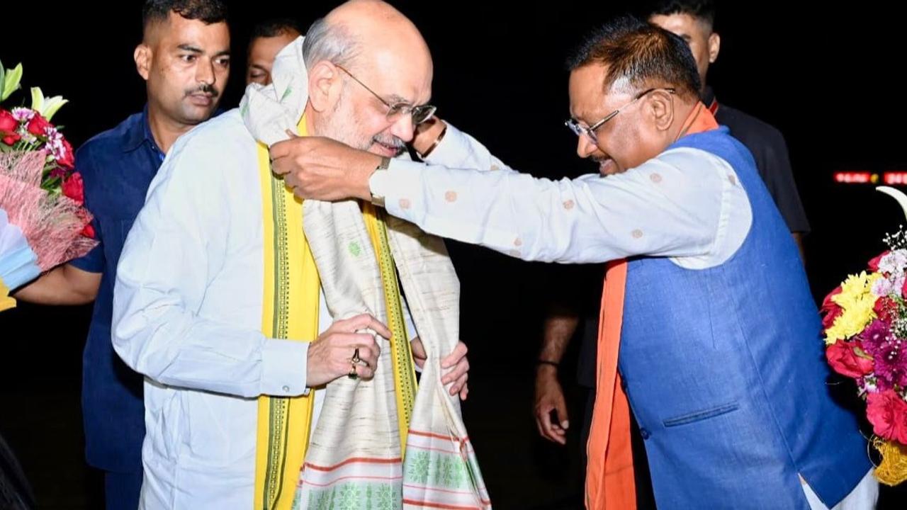 Amit Shah Begins Chhattisgarh Visit with Focus on Anti-Naxal Efforts