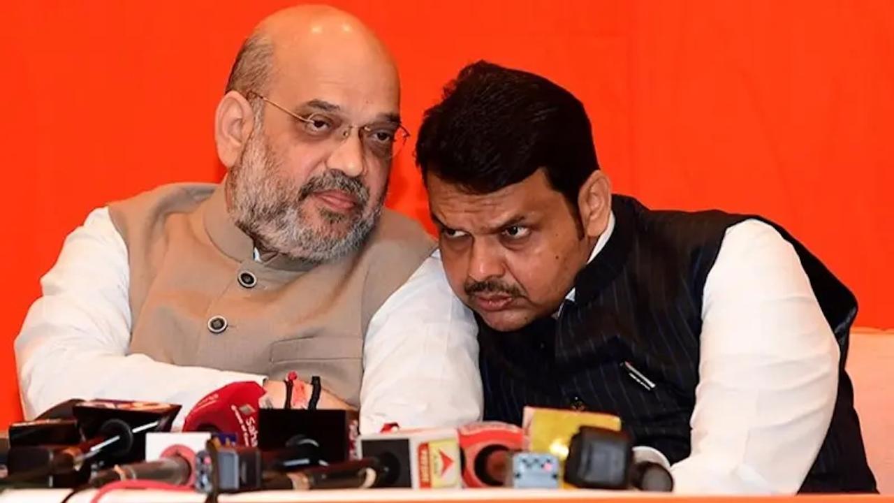 Amit Shah, Devendra Fadnavis 