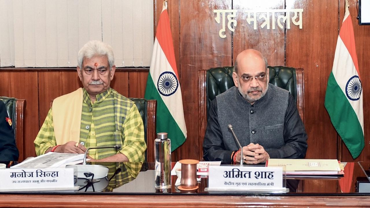 Amit Shah, Manoj Sinha, Jammu Kashmir 