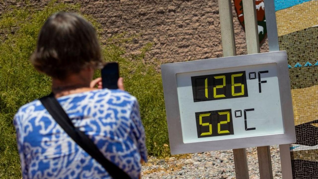 Heat Weave in  Californias Death Valley