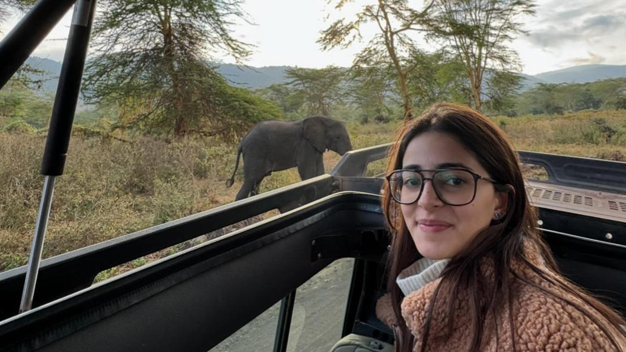 Ananya Panday enjoyed African safari 