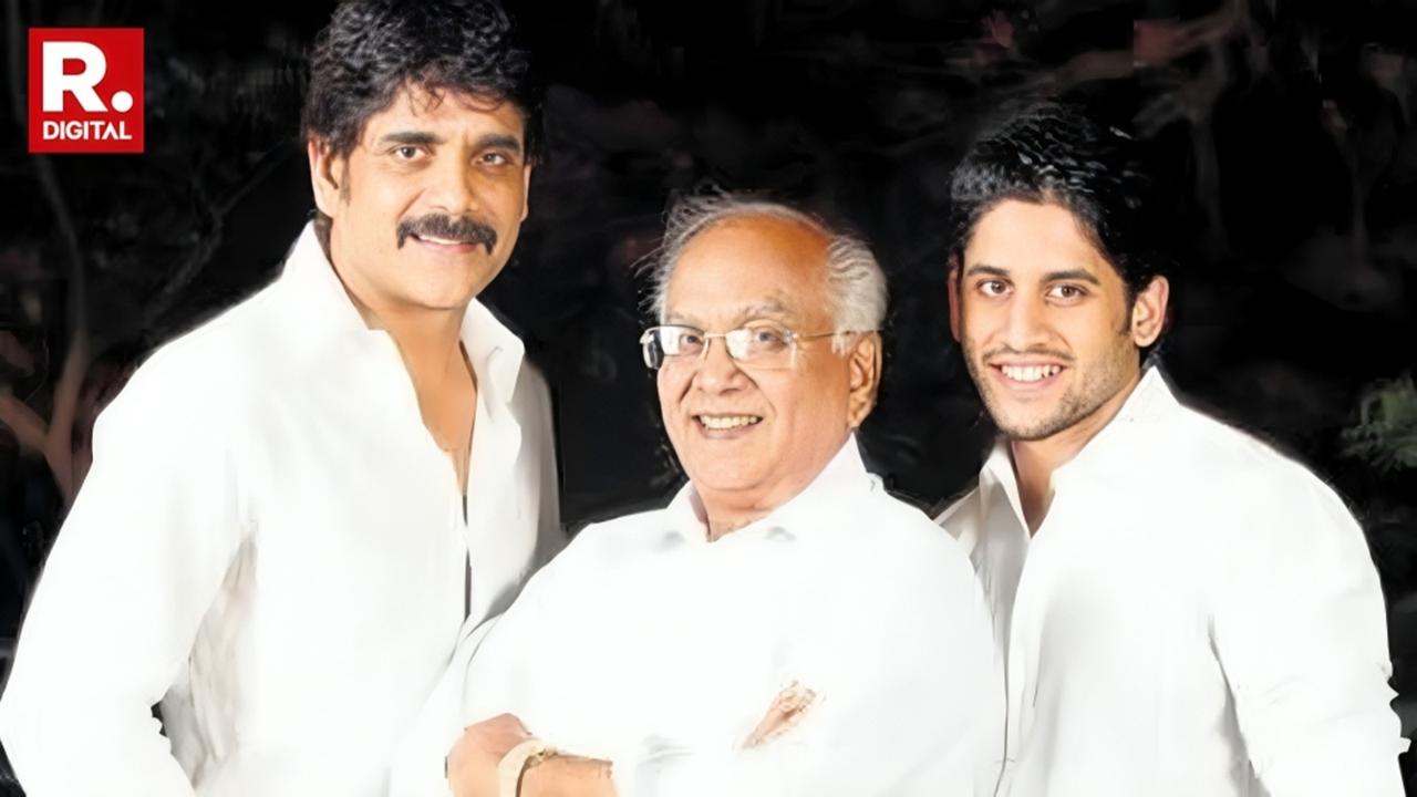 ANR with Nagarjuna and Naga Chaitanya