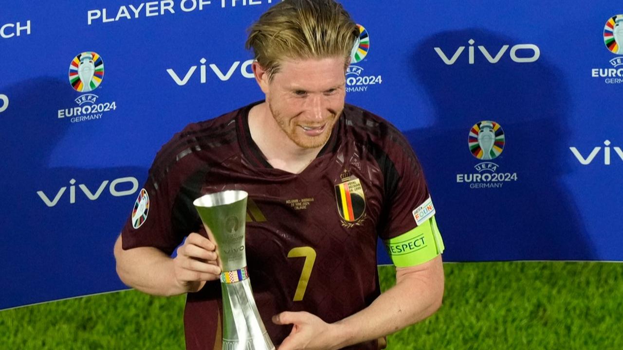 Kevin De Bruyne wins MVP for Belgium vs Romania at Euro 2024