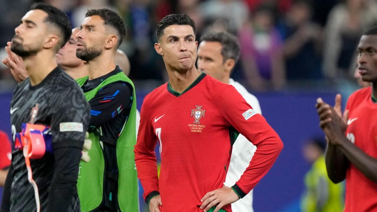 Cristiano Ronaldo dejected after Portugal's Euro 2024 exit