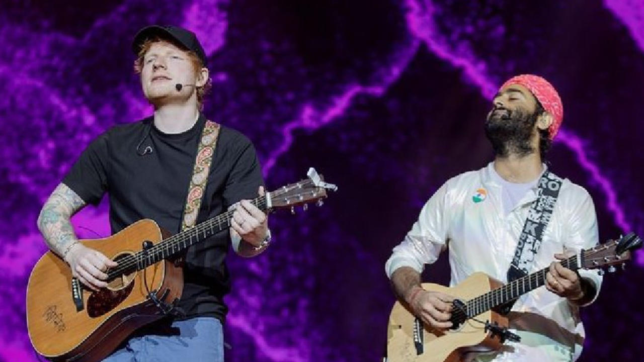 Arijit, Ed Sheeran Give London Fans A 'Perfect' Musical Moment