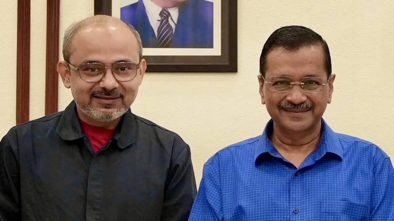 Arvind Kejriwal and Dilip Pandey