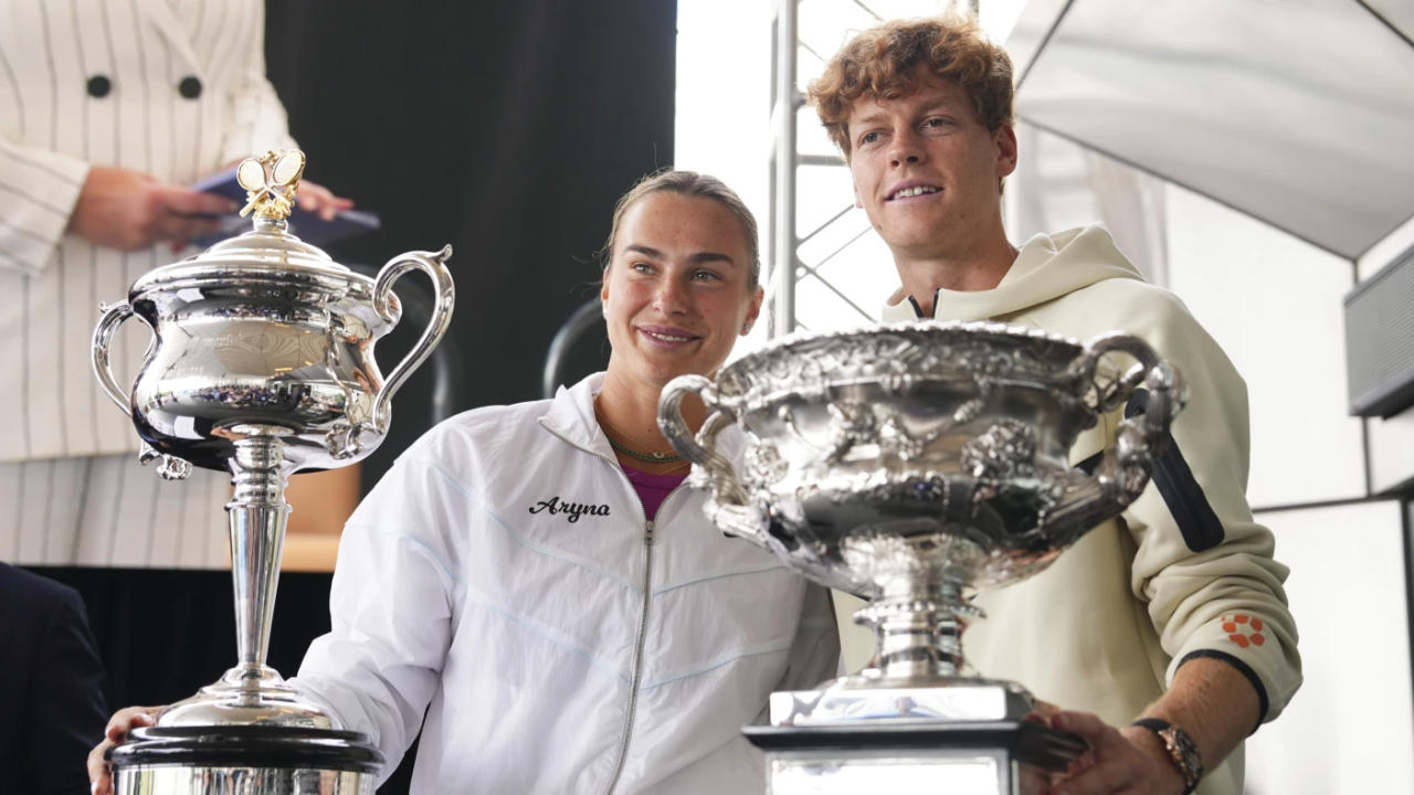 Aryna Sabalenka and Jannik Sinner