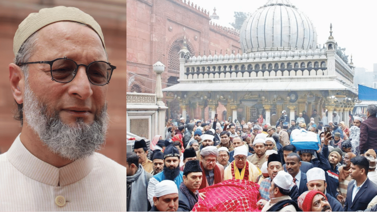 Asaduddin Owaisi Furious over PM Modi sending chadar to Ajmer Sharif.